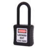 De-Electric Lockout Padlock 38mm Keyed Different Black