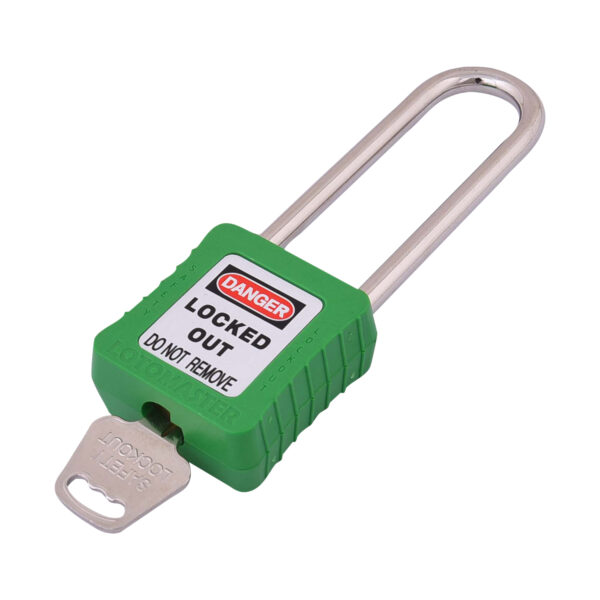 Safety Lockout Padlocks 3 Master Keyed 75mm Green