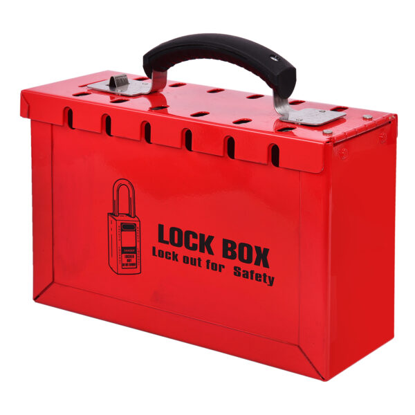 Group-Lockout-Box-Self-Locking